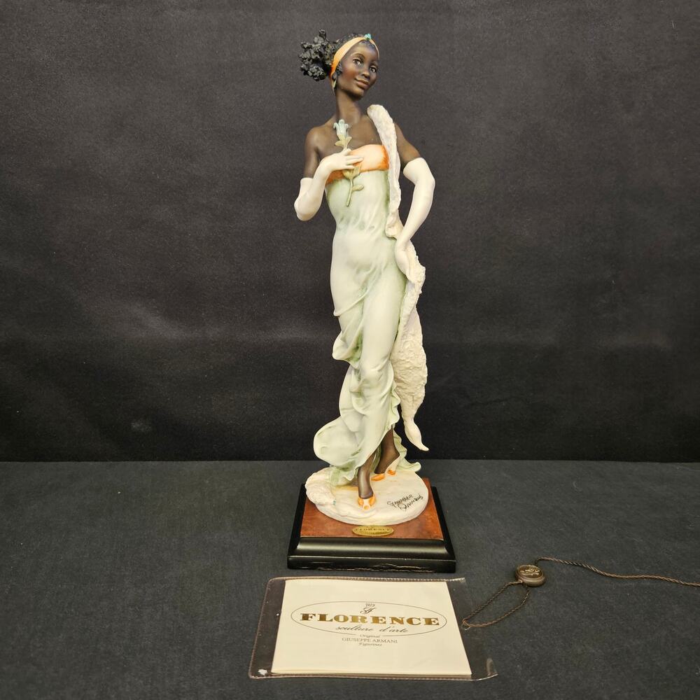 Giuseppe Armani Florence sculture d'arte # 419-C Damina Nera "Young Black‎ Lady"